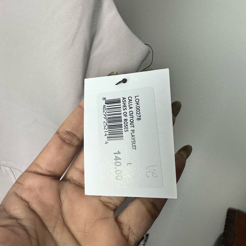 BANDIER Calla Cutout Playsuit in OFF WHITE size large new with tags. - Picture 7 of 7
